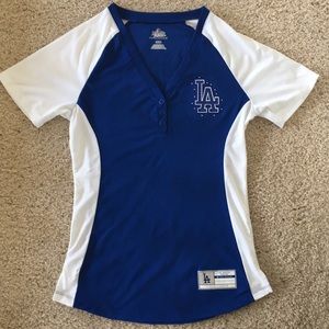 Ladies Rhinestone Dodger shirt